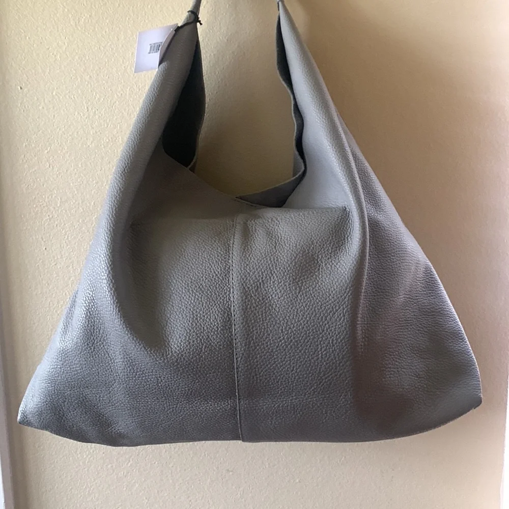 Kurt Geiger London Violet Leather Hobo Bag
